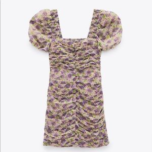 Zara draped dress TRF